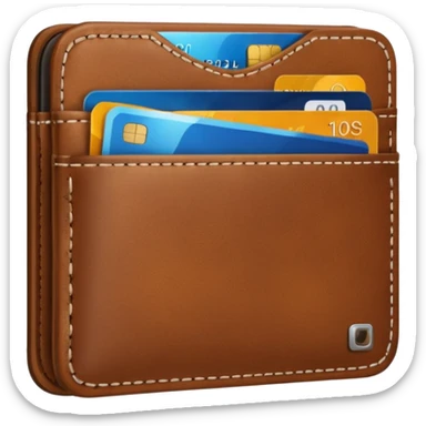 wallet credit card sticker