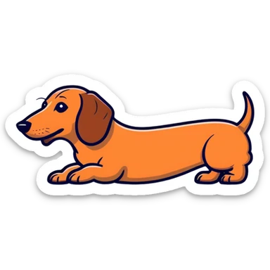 dachshund sticker