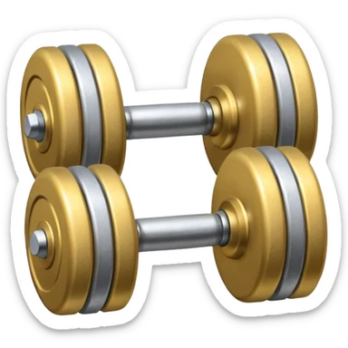 Dumbbell small sticker