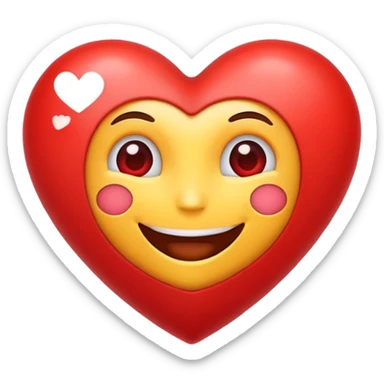 Love emoji saying i love you sticker