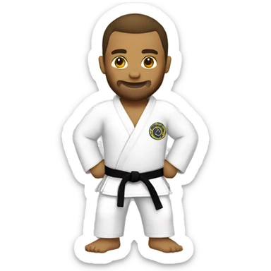 jiu-jitsu sticker