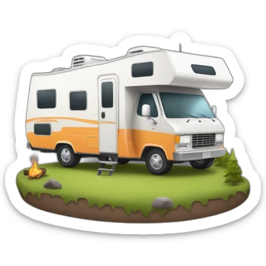 rv camping sticker