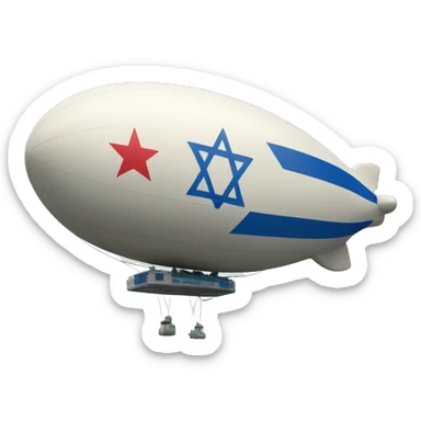 rublimp with israeli flag sticker