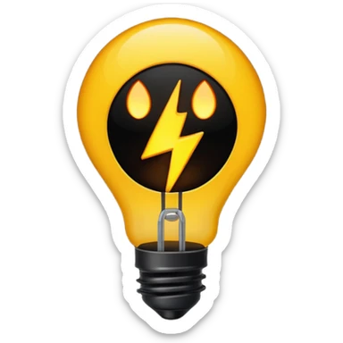 Power outage sticker