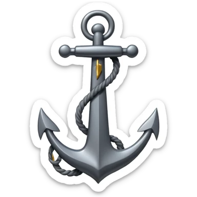 Je veux un emoji encre dans ce style là : ⚓ sticker
