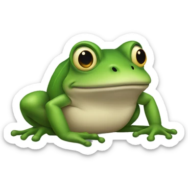 grenouille sticker