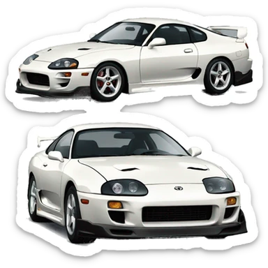 Toyota SUPRA mk4 f&f sticker