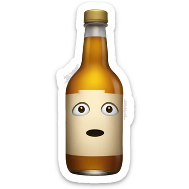 Sue alcohol bottle sticker