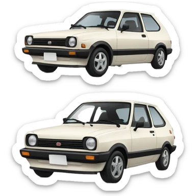 Toyota starlet  sticker