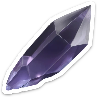 generate a dark shard in a transparent background in and in a 112 x 112 shape sticker