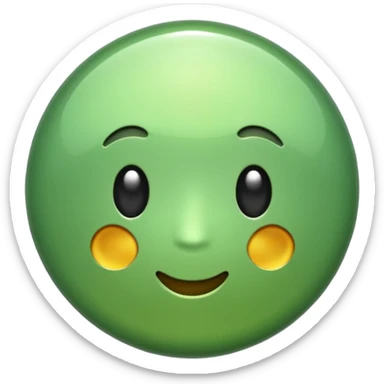 pin, pinned, light green sticker