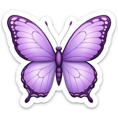 borboleta lilas sticker