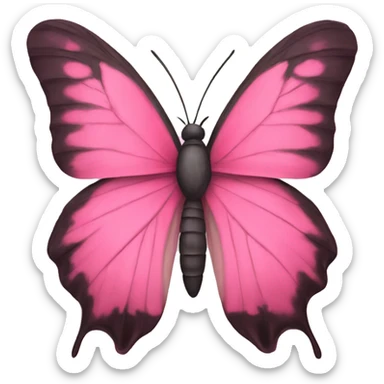 Mariposa rosada sticker