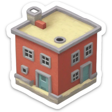 pixel-builder-house-pokemon-pokeball sticker