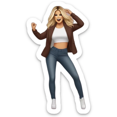 khloe-kardashian-dancing sticker