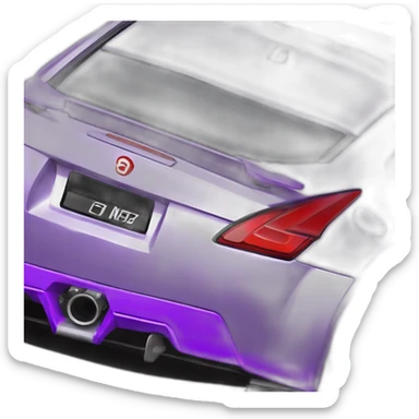 350z drift tuning purpel sticker