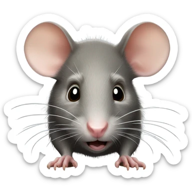 realistic rat scab from harry potter sticker