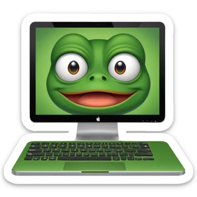 pepe the frog computer content face sticker