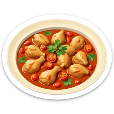 Desi chicken curry sticker