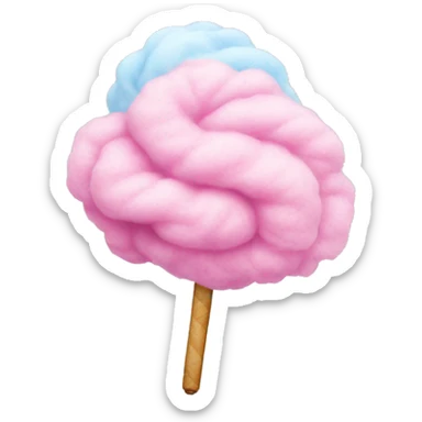 cotton candy sticker