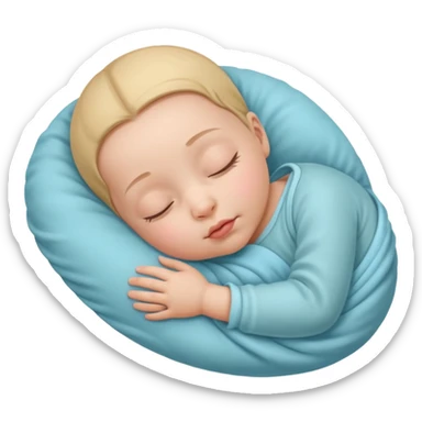 little newborn baby girl sticker