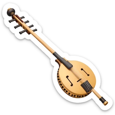 L'instrument traditionnel chinois, l'Erhu sticker