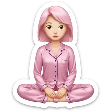 Women's pajamas sticker