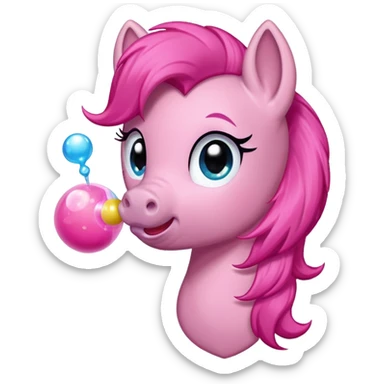 My little pony puffs gum sticker