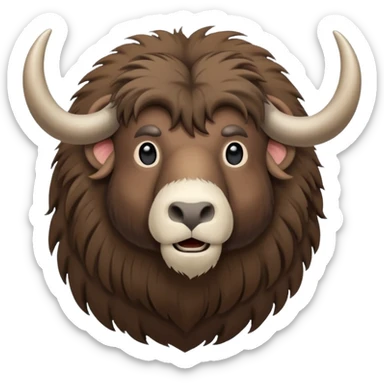 Muskox sticker