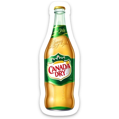 Canada dry gingerale sticker