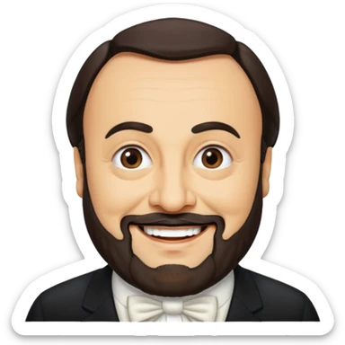 Luciano Pavarotti sticker