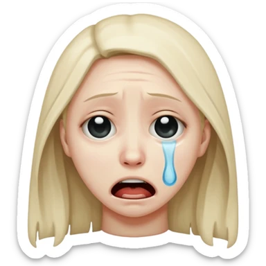 Scp 049 llorando sticker