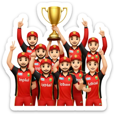 RCB lifting IPL sticker