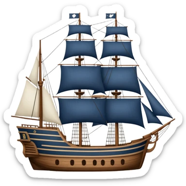 18th century Navy ship sticker