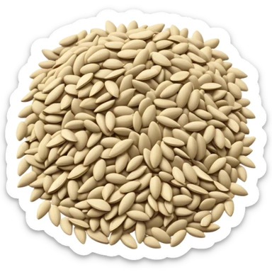 Sunflower seed sticker