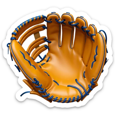 Softball glove sticker