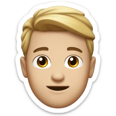 kot z jajkiem na glowie i czapka na szyji sticker