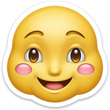 A sneaky winking emoji sticker
