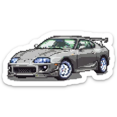 Toyota Supra car sticker