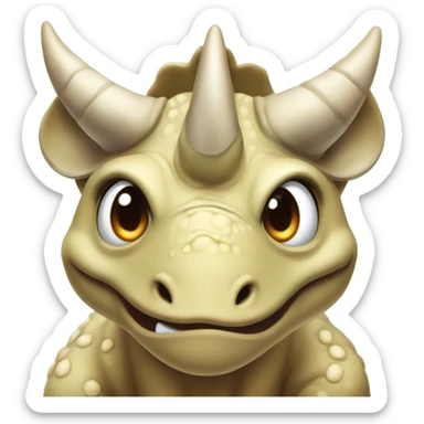 Triceratop emoji  sticker