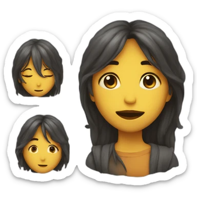 De noche y de dia con mi triste melancolia sticker