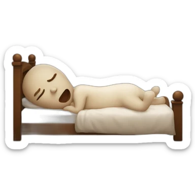 Chat qui dort sticker