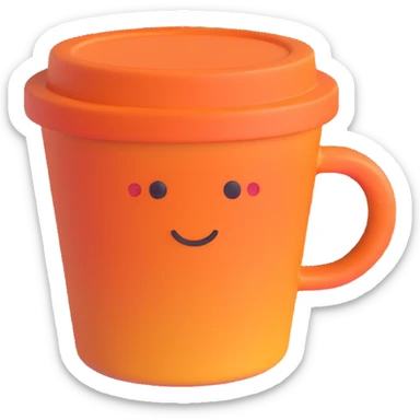 coffee cup sticker