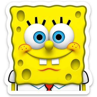 SpongeBob emoji sticker