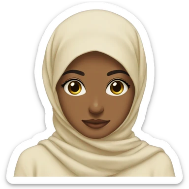 hijabi girl aesthetic sticker