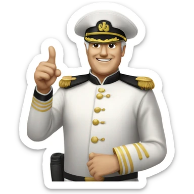 general admiral aldeen with thumbs up sticker