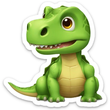 Dinosaure / tortue sticker