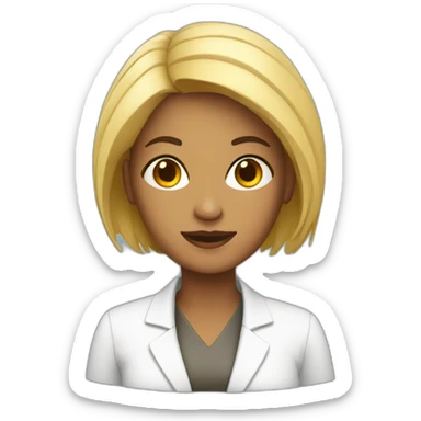 Therapist girl sticker