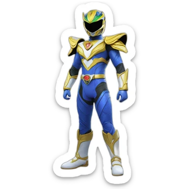 celestial dragon power ranger full body sticker