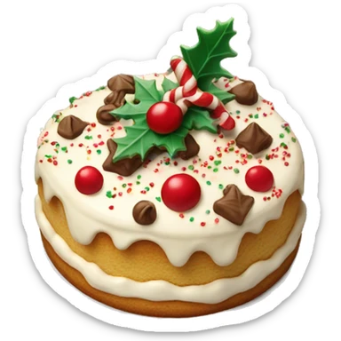christmas dessert sticker